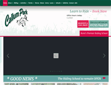 Tablet Screenshot of callumpark.com